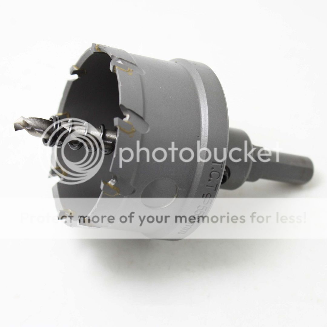 TCT Carbide Tip Hole Saw Drill Bit 15mm 32mm Alloy Stainless Steel